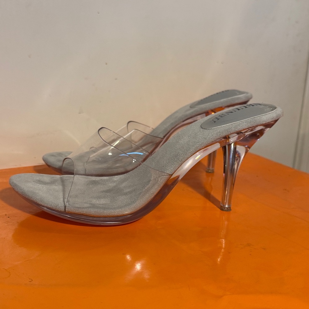 Clear Stiletto Heels - Picture 4 of 8